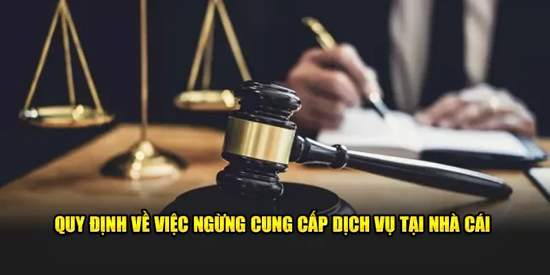 Quy định về việc ngừng cung cấp dịch vụ tại nhà cái OK365